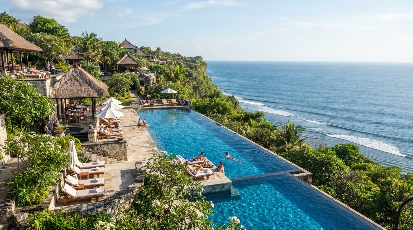 Amankila Resort｜アマンキラ：崖の上から碧いインディアンオーシャンを独り占め